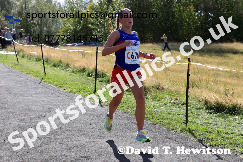 Womens Under-18s, 2026 Northern Mens 6 and Womens 4 Stage and Youngsters Relays, Silksworth, Sunderland. Photo: David T. Hewitson/Sports for All Pics